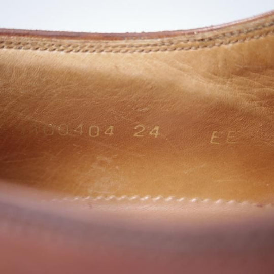 極上★(スペイン製)YANKO/ヤンコ SIZE 24【グッドイヤーウェルテッド製法★Uチップ/カーフ】茶/メンズ★f828