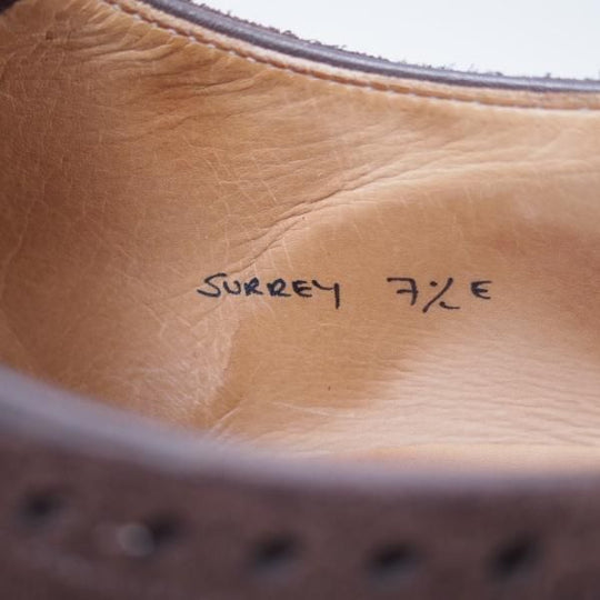 極上★クロケット&ジョーンズ 7.5E【マスターロイド★SURREY/ハンドグレードライン】330ラスト/ロイドフットウェア/Crockett&Jones★f830