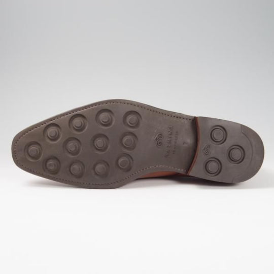 極美品★(スペイン製)CARMINA/カルミナ SIZE 7【モデル定価￥60,480-★ダイナイトソール仕様/MEERMIN別注】ダブルモンク/カーフ/茶★f831