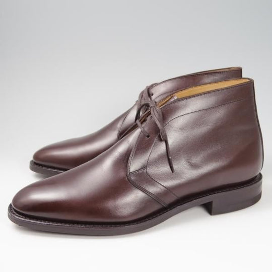 美品★(浅草)RENDO/レンド SIZE 7【定価￥53,900-★ダイナイトソール仕様/7706D】チャッカブーツ/カーフ/濃茶/メンズ★f832