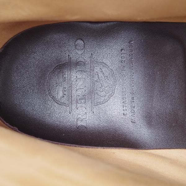 美品★(浅草)RENDO/レンド SIZE 7【定価￥53,900-★ダイナイトソール仕様/7706D】チャッカブーツ/カーフ/濃茶/メンズ★f832