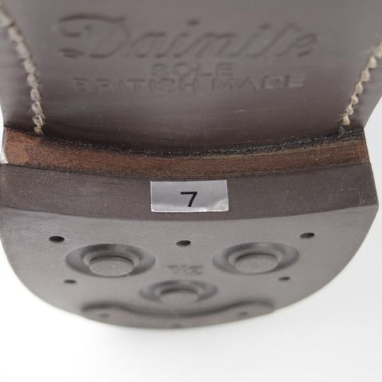 美品★(浅草)RENDO/レンド SIZE 7【定価￥53,900-★ダイナイトソール仕様/7706D】チャッカブーツ/カーフ/濃茶/メンズ★f832