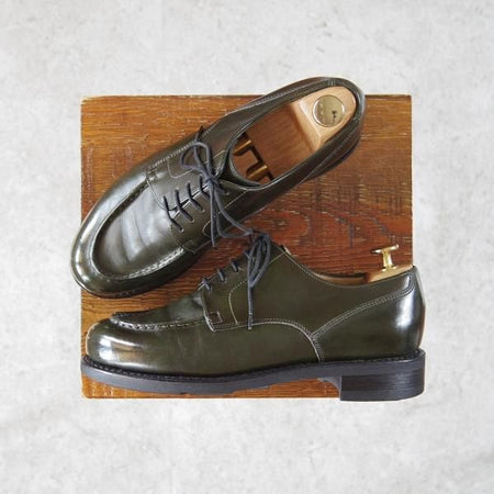 極美品★パラブーツ SIZE 5.5【モデル定価￥77,000-★ドレス仕様シャンボード/CHAMBORD】Uチップ/カーフ/VERT/メンズ/Paraboot★f836