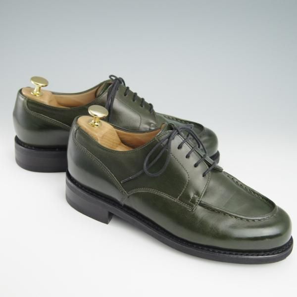 極美品★パラブーツ SIZE 5.5【モデル定価￥77,000-★ドレス仕様シャンボード/CHAMBORD】Uチップ/カーフ/VERT/メンズ/Paraboot★f836