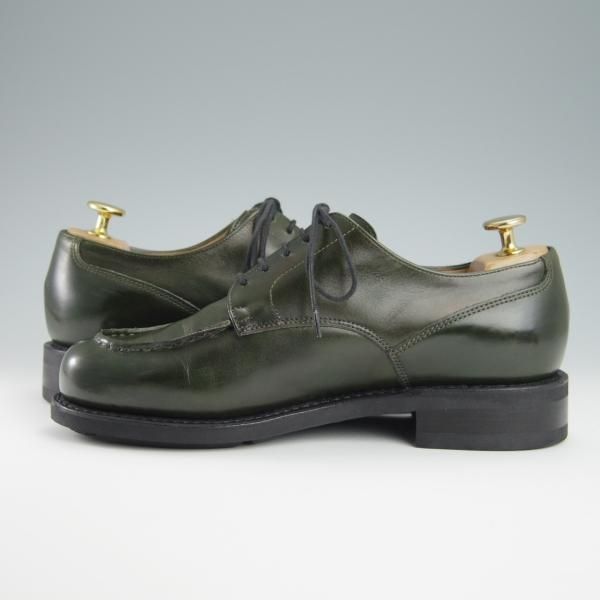 極美品★パラブーツ SIZE 5.5【モデル定価￥77,000-★ドレス仕様シャンボード/CHAMBORD】Uチップ/カーフ/VERT/メンズ/Paraboot★f836