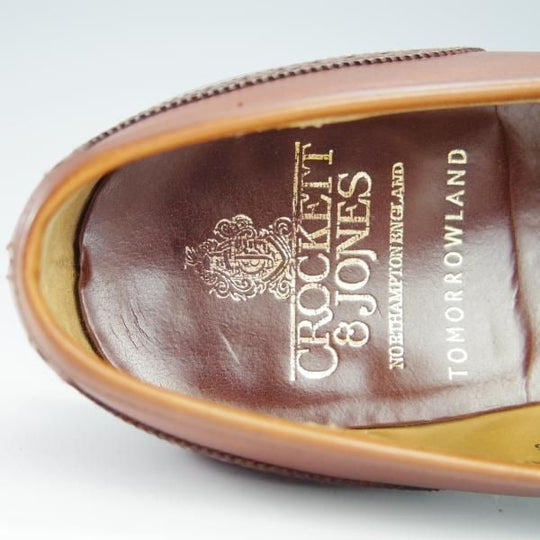 美品★クロケット&ジョーンズ 7D【定価￥88,560-★トゥモローランド別注/SLOANE】タッセルローファー/TOMORROWLAND/Crockett&Jones★f837