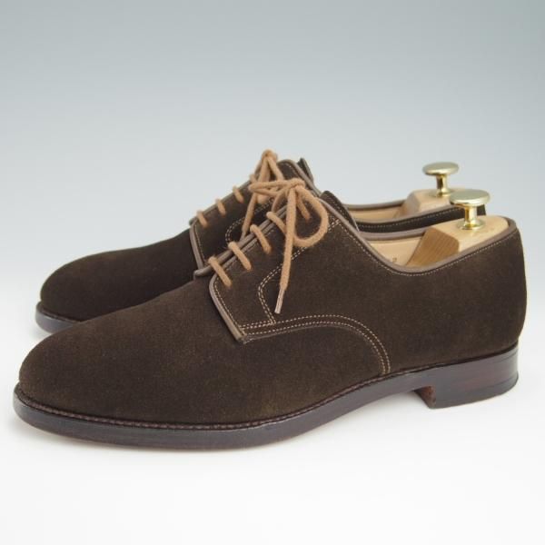 極上★クロケット&ジョーンズ 6.5E【定価￥75,600-★SHIPS別注/GRASMERE 2】325ラスト/プレーントゥ/濃茶/Crockett&Jones★f838