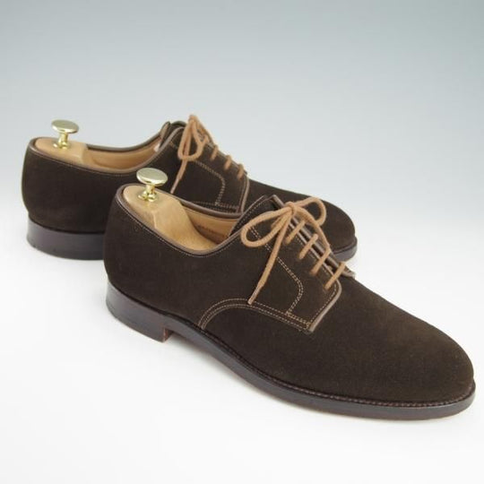 極上★クロケット&ジョーンズ 6.5E【定価￥75,600-★SHIPS別注/GRASMERE 2】325ラスト/プレーントゥ/濃茶/Crockett&Jones★f838