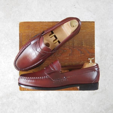 新品★(米)アレンエドモンズ 7E【現行定価6万円程度★コインローファー/Walden/ウォールデン】赤茶/メンズ/ALLEN EDMONDS★f839
