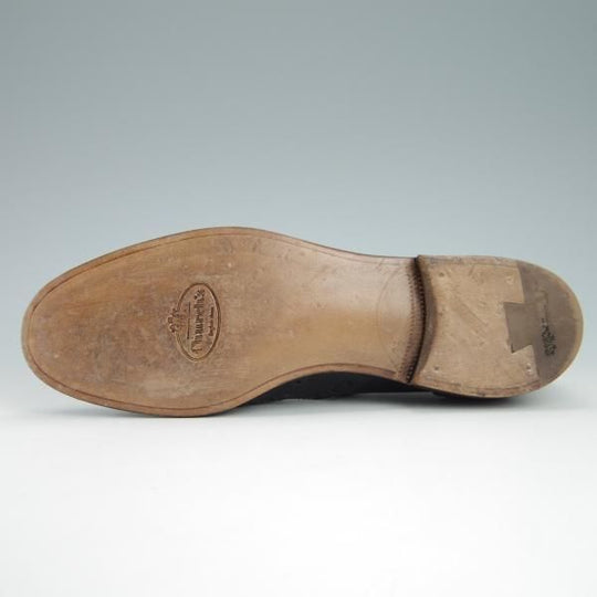 ほぼ未使用★チャーチ(レディース) SIZE 36【定価￥69,300-★T字ストラップ/TAYLA】ウイングチップ/スリッポン/サンダル/黒/Church's★f840