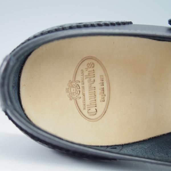 ほぼ未使用★チャーチ(レディース) SIZE 36【定価￥69,300-★T字ストラップ/TAYLA】ウイングチップ/スリッポン/サンダル/黒/Church's★f840