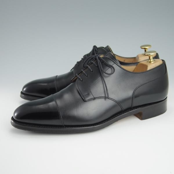 極美品★(英)チーニー 7.5F【★(英)ポールスミス別注/ストレートチップ】3888ラスト/カーフ/黒/メンズ/Paul Smith/CHEANEY★f841