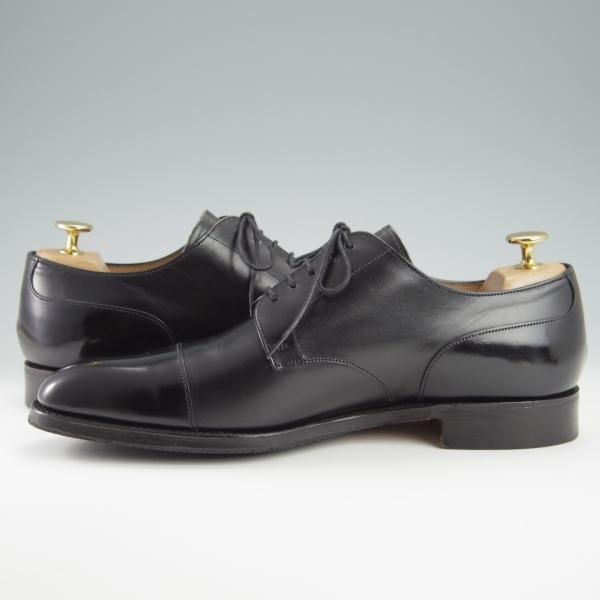 極美品★(英)チーニー 7.5F【★(英)ポールスミス別注/ストレートチップ】3888ラスト/カーフ/黒/メンズ/Paul Smith/CHEANEY★f841