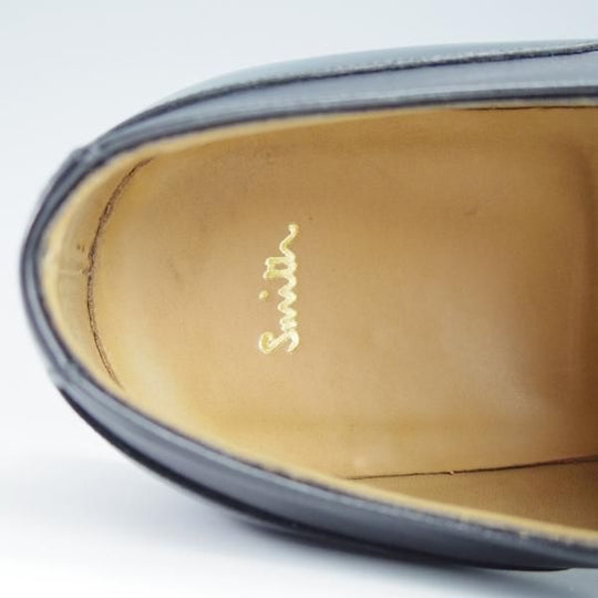 極美品★(英)チーニー 7.5F【★(英)ポールスミス別注/ストレートチップ】3888ラスト/カーフ/黒/メンズ/Paul Smith/CHEANEY★f841