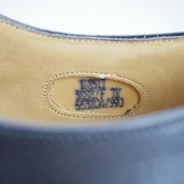 極美品★(英)チーニー 7.5F【★(英)ポールスミス別注/ストレートチップ】3888ラスト/カーフ/黒/メンズ/Paul Smith/CHEANEY★f841