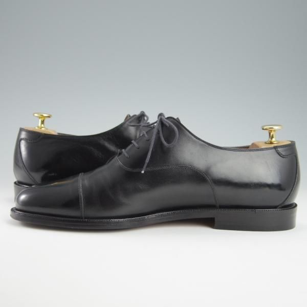 極美品★(伊)サルヴァトーレ・フェラガモ 9.5EE【★ストレートチップ/カーフ】黒/メンズ/Salvatore Ferragamo★f842