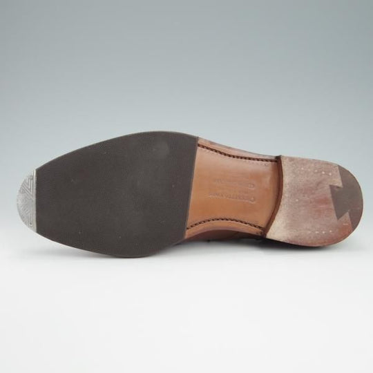 極美品★クロケット&ジョーンズ 7.5E【定価￥140,400-★ウイスキーコードバン仕様/茶/ONSLOW 2】Uチップ/325ラスト/Crockett&Jones★f844