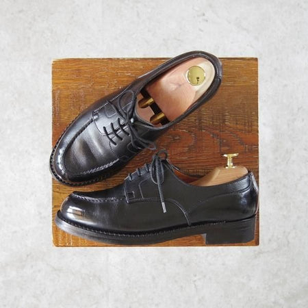 ★J.M.ウェストン(レディース) 3.5B【現行定価￥130,900-★旧ロゴ/ゴルフ/GOLF】641/35ラスト/Uチップ/カーフ/黒/Weston/ウエストン(レディース)★f848