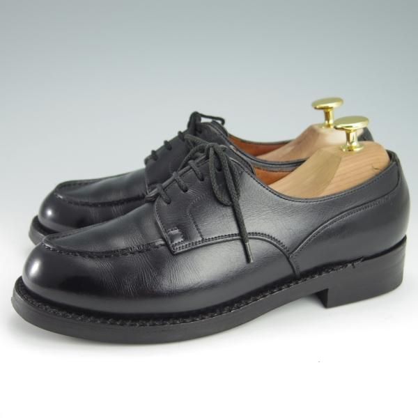 ★J.M.ウェストン(レディース) 3.5B【現行定価￥130,900-★旧ロゴ/ゴルフ/GOLF】641/35ラスト/Uチップ/カーフ/黒/Weston/ウエストン(レディース)★f848
