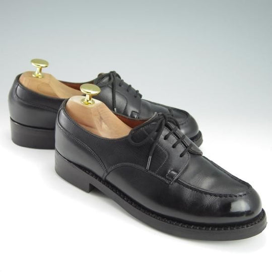 ★J.M.ウェストン(レディース) 3.5B【現行定価￥130,900-★旧ロゴ/ゴルフ/GOLF】641/35ラスト/Uチップ/カーフ/黒/Weston/ウエストン(レディース)★f848