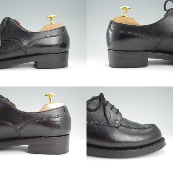 ★J.M.ウェストン(レディース) 3.5B【現行定価￥130,900-★旧ロゴ/ゴルフ/GOLF】641/35ラスト/Uチップ/カーフ/黒/Weston/ウエストン(レディース)★f848