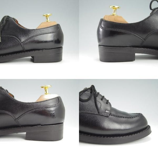 ★J.M.ウェストン(レディース) 3.5B【現行定価￥130,900-★旧ロゴ/ゴルフ/GOLF】641/35ラスト/Uチップ/カーフ/黒/Weston/ウエストン(レディース)★f848