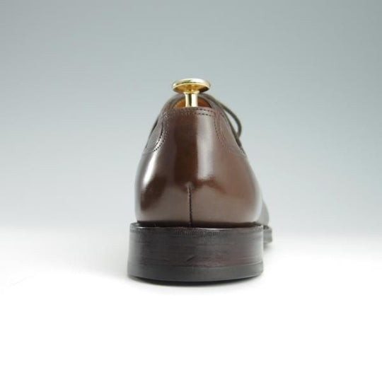 美品★ジョンロブ 7.5E【名作★シャンボード/CHAMBORD/スキンステッチ仕様】8695ラスト/Uチップ/カーフ/濃茶/メンズ/JOHN LOBB★f851