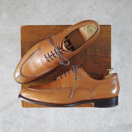 極上★ユニオンインペリアル SIZE 6.5【定価￥39,600-★Uチップ/U2003】(仏)アノネイ社/ベガノカーフ/薄茶/メンズ/Union Imperial★f856