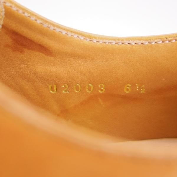 極上★ユニオンインペリアル SIZE 6.5【定価￥39,600-★Uチップ/U2003】(仏)アノネイ社/ベガノカーフ/薄茶/メンズ/Union Imperial★f856