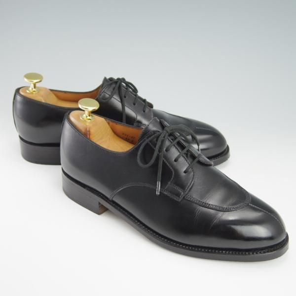 美品★J.M.ウェストン(レディース) 4.5E【貴重★旧ロゴ/クラシックダービー/Uチップ】501/87ラスト/カーフ/黒/Weston/ウエストン(レディース)★f857