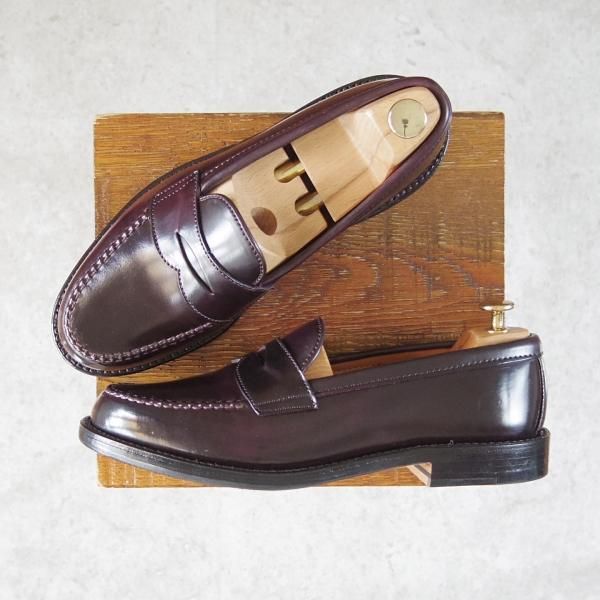 ほぼ未使用☆オールデン 8E【コードバン仕様☆コインローファー/986