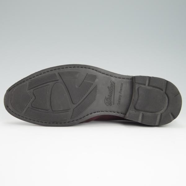 極上★パラブーツ SIZE 5.5【モデル定価￥80,300-★(仏)Vicomte A.別注/ダブルモンク】リスレザー×グレインレザー/赤茶/Paraboot★f860