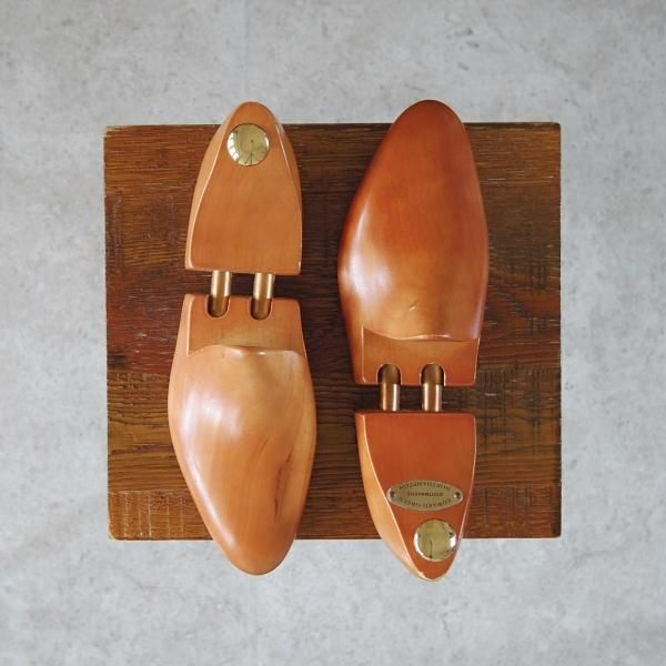 極上★エドワードグリーン UK6.5【旧時代の純正シューツリー★(独)ハートマン社製/202ラスト】木製シューキーパー/EDWARD GREEN★f864