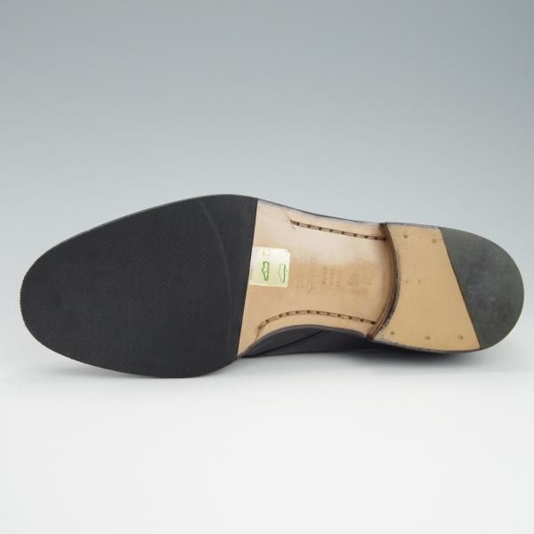 ほぼ試着程度★(伊)タニノクリスチー SIZE 5.5【定価15万円以上★モンクストラップ/109725】グレインレザー/黒/メンズ/TANINO CRISCI★f866