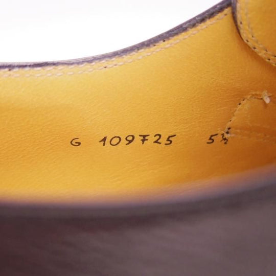 ほぼ試着程度★(伊)タニノクリスチー SIZE 5.5【定価15万円以上★モンクストラップ/109725】グレインレザー/黒/メンズ/TANINO CRISCI★f866