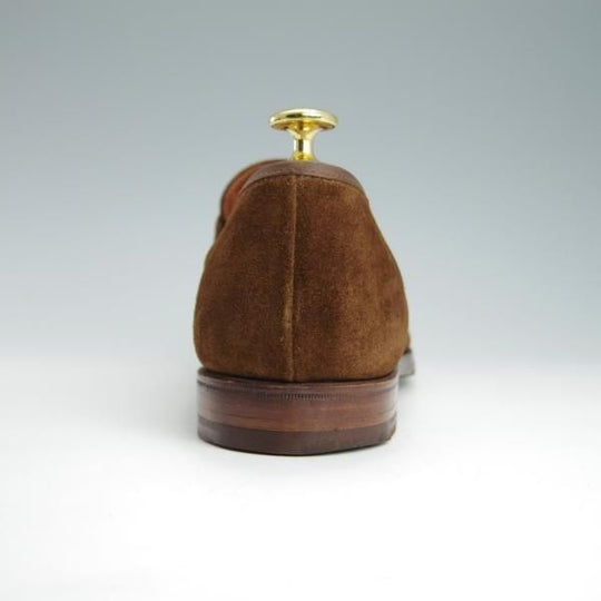 極上★クロケット&ジョーンズ 9.5E【★コインローファー/SELSEY】366ラスト/スエード/SNUFF/茶/メンズ/Crockett&Jones★f867