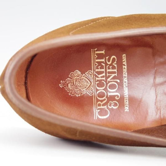 極上★クロケット&ジョーンズ 9.5E【★コインローファー/SELSEY】366ラスト/スエード/SNUFF/茶/メンズ/Crockett&Jones★f867