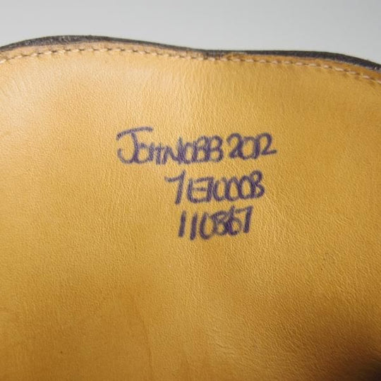 美品★ジョンロブ 7E【定価￥231,000-★イヤーモデル(2012年)/ミスティカーフ/プレステージライン】7000ラスト/黒/JOHN LOBB★f868