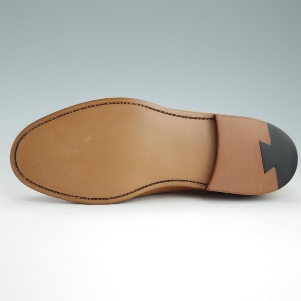 極上★トリッカーズ SIZE 7【モデル定価￥68,250-★コインローファー/M6579】カーフ/茶×白/コンビ仕様/メンズ/Tricker's★f869