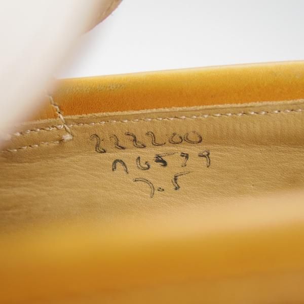 極上★トリッカーズ SIZE 7【モデル定価￥68,250-★コインローファー/M6579】カーフ/茶×白/コンビ仕様/メンズ/Tricker's★f869