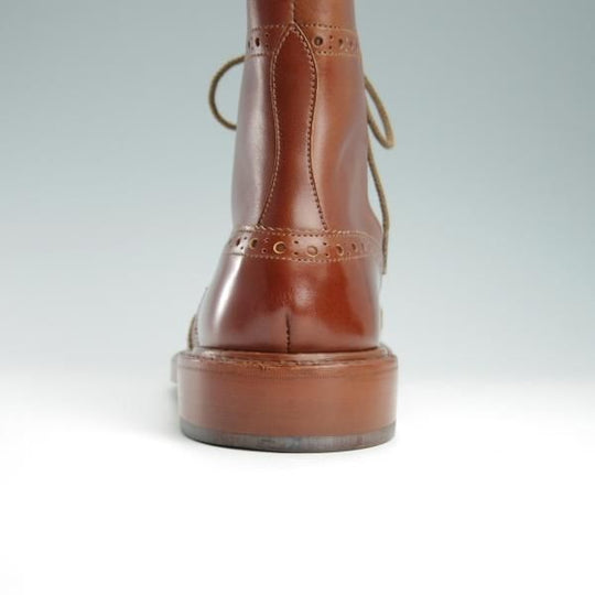 極美品★トリッカーズ SIZE 8【定価￥88,000-★STOW/ストウ/5634】カントリーブーツ/マロンアンティーク/カーフ/茶/Tricker's★f870