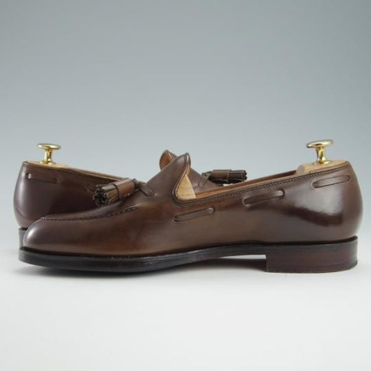 極上★クロケット&ジョーンズ 6.5E【定価￥86,900-★CAVENDISH 3/キャベンディッシュ3】タッセルローファー/濃茶/Crockett&Jones★f872