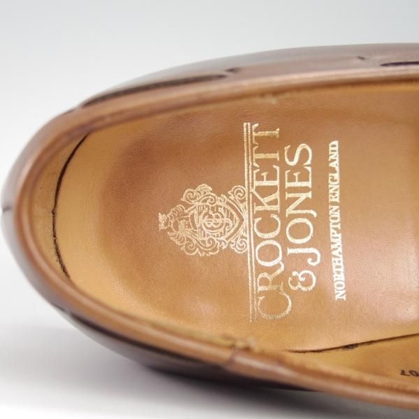 極上★クロケット&ジョーンズ 6.5E【定価￥86,900-★CAVENDISH 3/キャベンディッシュ3】タッセルローファー/濃茶/Crockett&Jones★f872