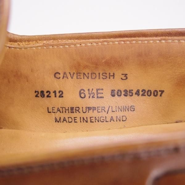 極上★クロケット&ジョーンズ 6.5E【定価￥86,900-★CAVENDISH 3/キャベンディッシュ3】タッセルローファー/濃茶/Crockett&Jones★f872