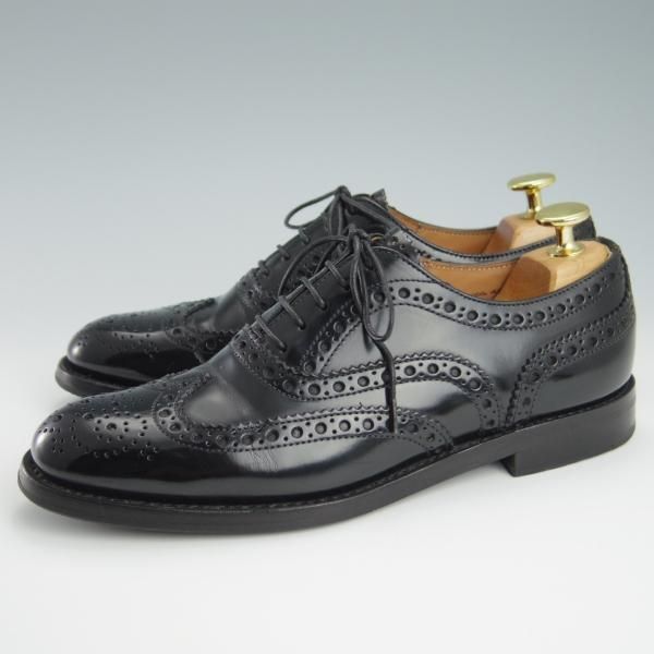 美品★チャーチ(レディース) SIZE 35.5【定価￥86,900-★バーウッド/BURWOOD WG】ポリッシュドバインダーカーフ/黒/Church's★f873