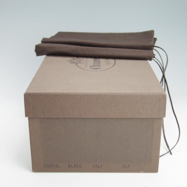 極上★チャーチ 50F/UK5【定価￥130,900-★コンサル/CONSUL】173ラスト/ストレートチップ/5都市ロゴ/黒/メンズ/Church's★f874