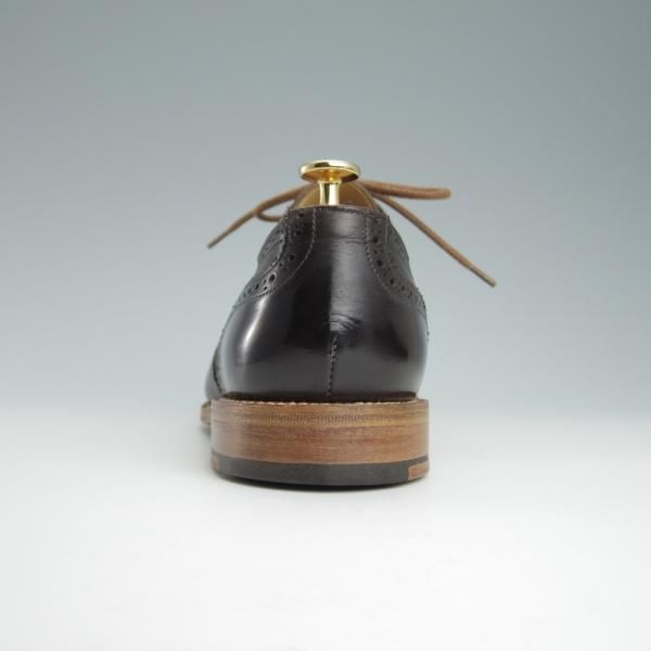 美品★トリッカーズ SIZE 8【★フルブローグ/M7070】カーフ/濃茶/メンズ/Tricker's★f881