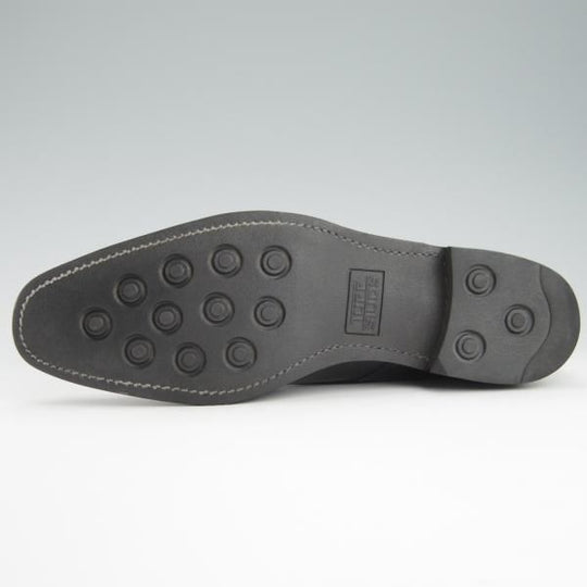 美品★宮城興業/謹製誂靴 UK8程度【コードバン仕様★オーダー品/新喜皮革】ダブルモンク/黒/メンズ/MIYAGI KOGYO★f882