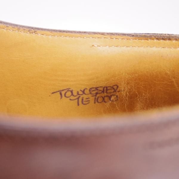 極上★ジョンロブ 7E【ミュージアムカーフ仕様★セミブローグ/TOWCESTER】7000ラスト/濃茶/メンズ/JOHN LOBB★f884