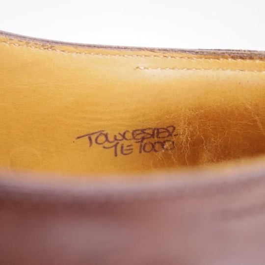 極上★ジョンロブ 7E【ミュージアムカーフ仕様★セミブローグ/TOWCESTER】7000ラスト/濃茶/メンズ/JOHN LOBB★f884